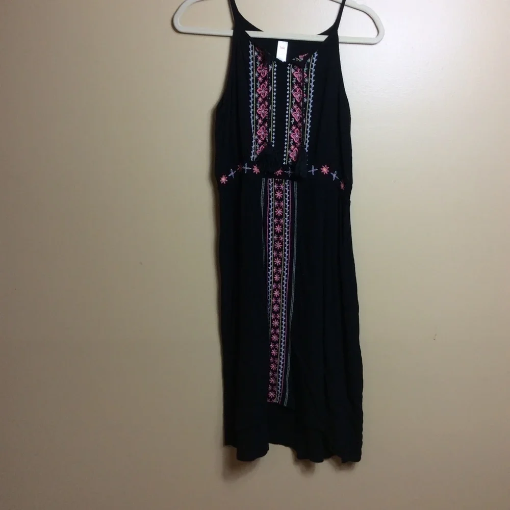 Justice black sleeveless